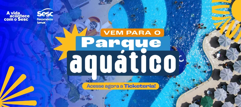 Parques Aquáticos do Sesc no Pará agora têm venda de ingressos online 